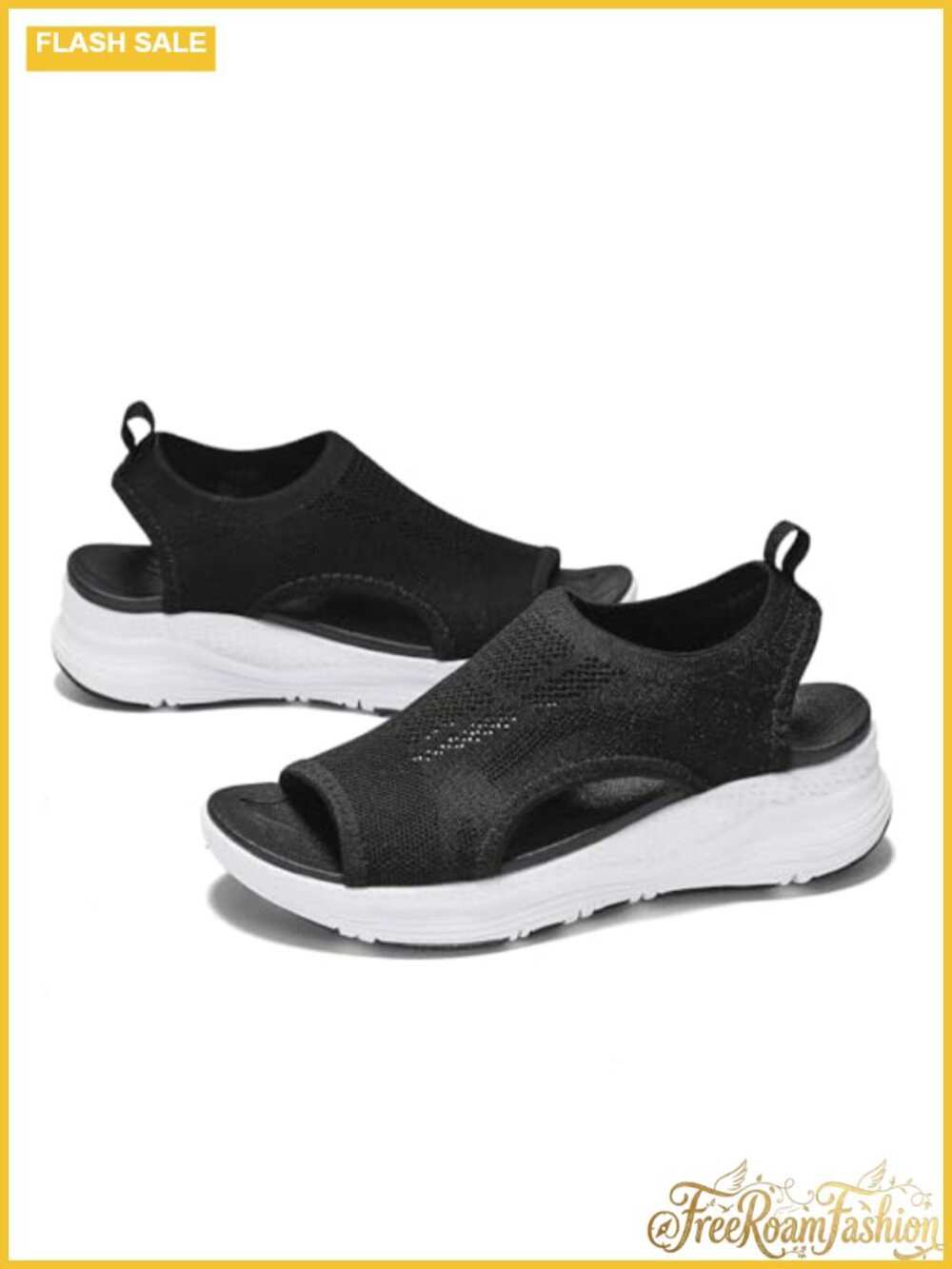 Orthopedic Arch Support Sport Sandals Open Toe Slip On Platform